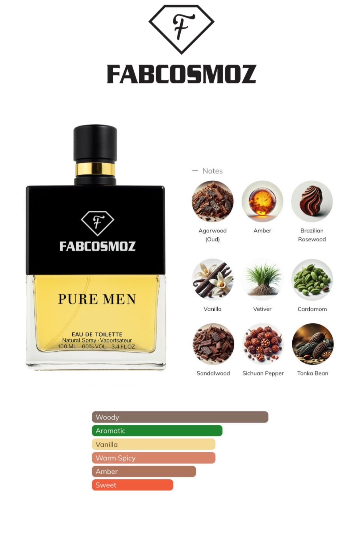 Pure Men Parfume 100 ml