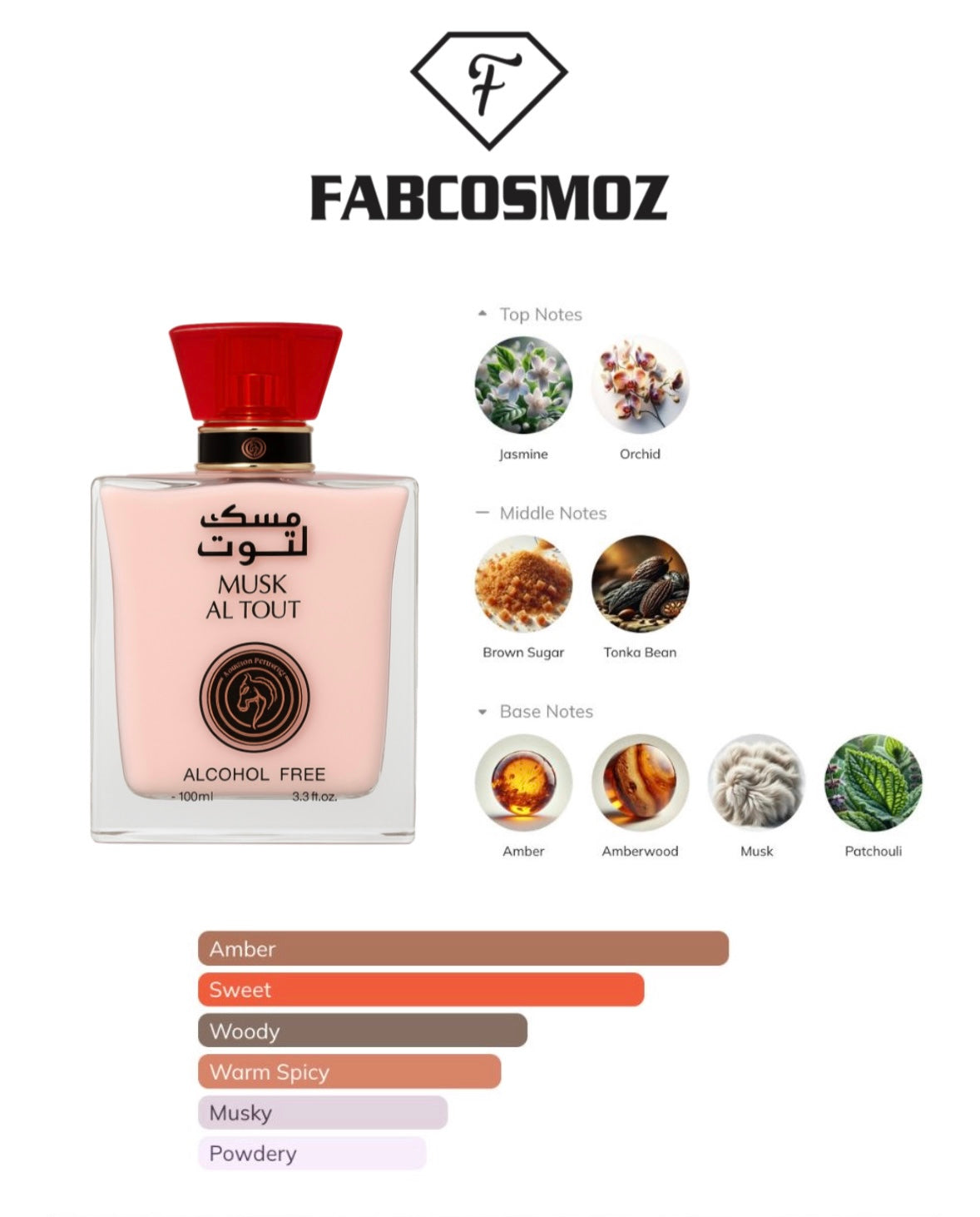 Musk Al Tout Alcohol Free 100 ml