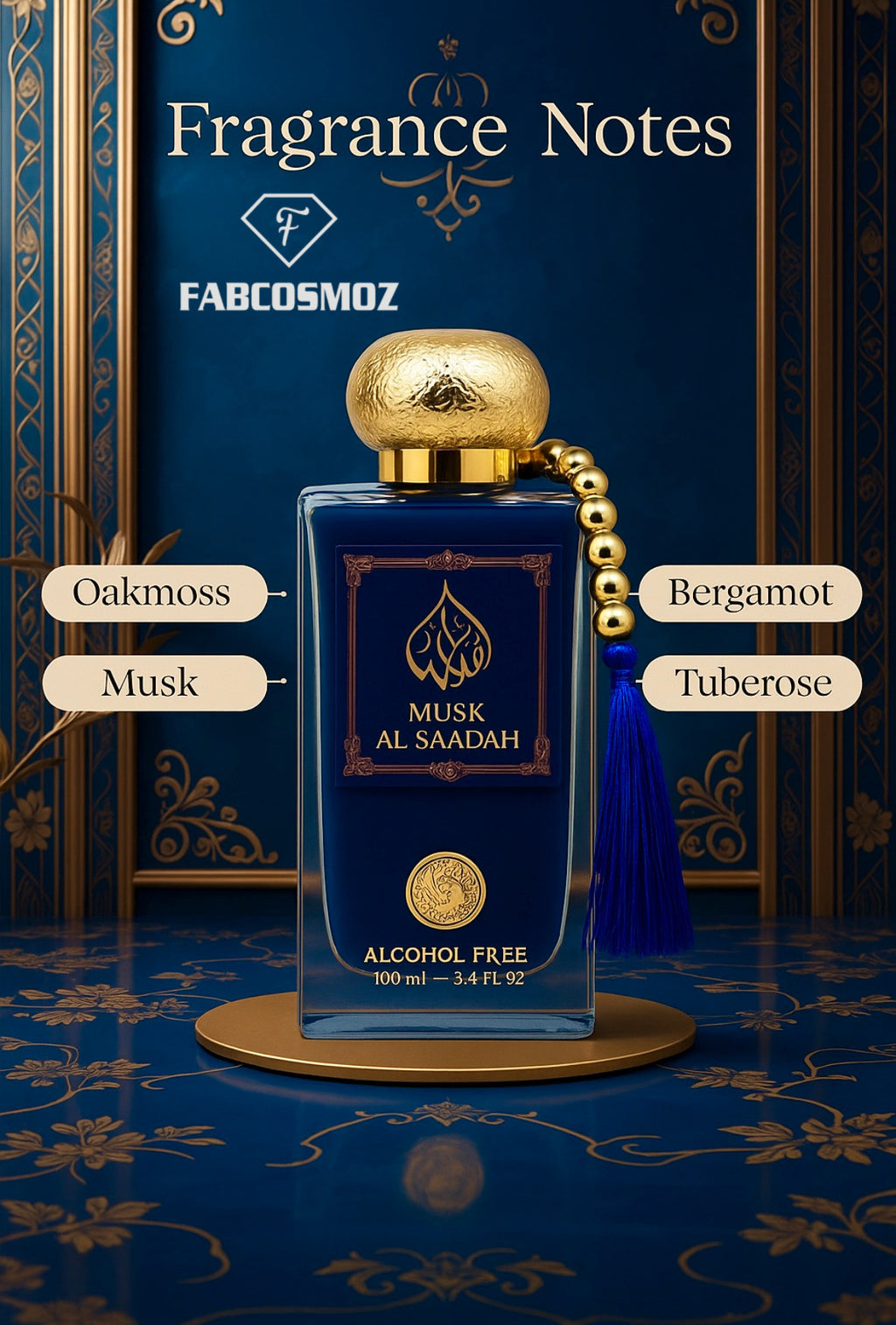 Musk Al Sadah Alcohol Free Perfume 100 ml